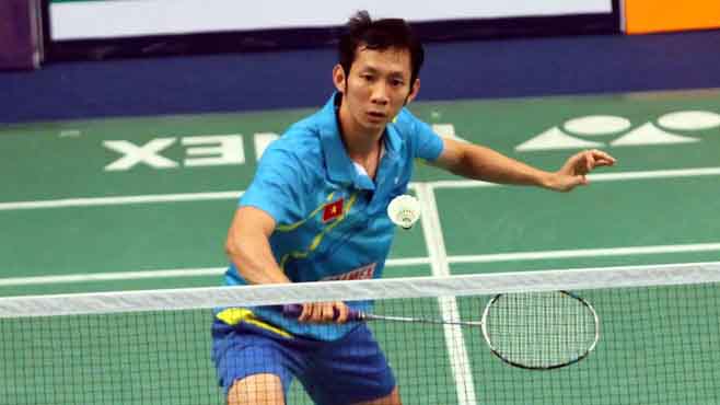 Tay vợt Nguyễn Tiến Minh.